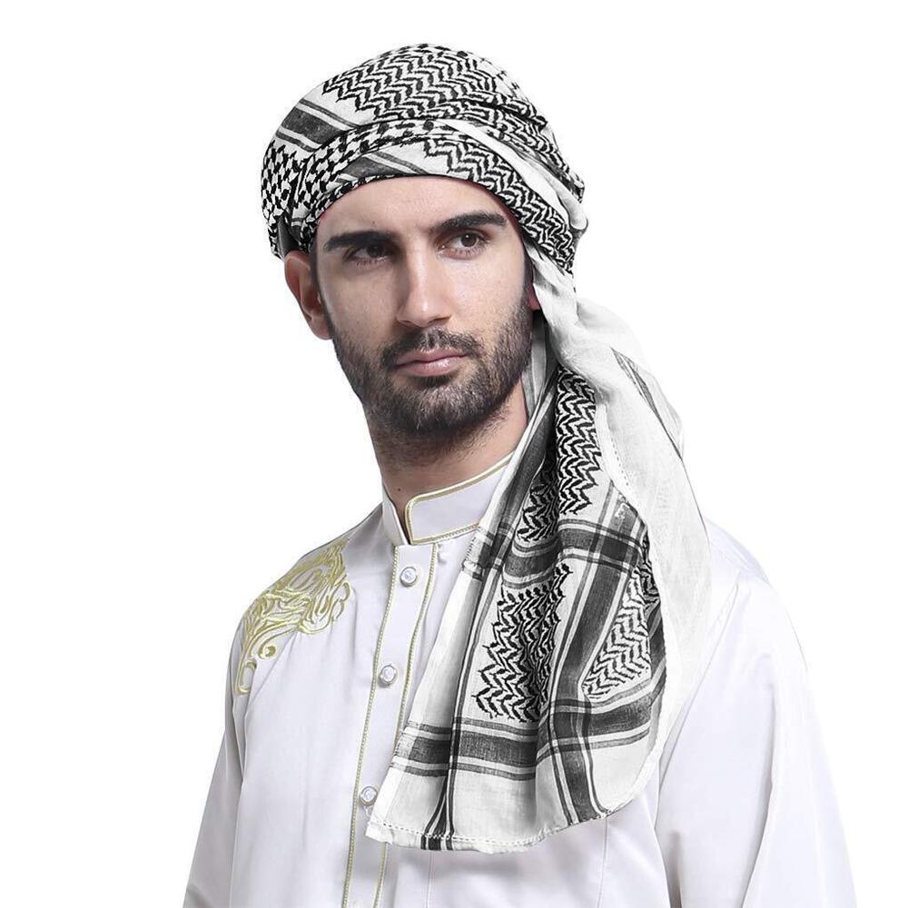 4015 Boys Large Arab Shemagh Turban Bandana Headscarf Breathable Soft